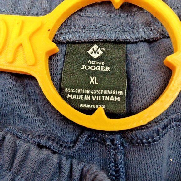 Active Women's XL Jogger Drawstring Pants Dark Blue 34X27 Style C18474 - Picture 3 of 8